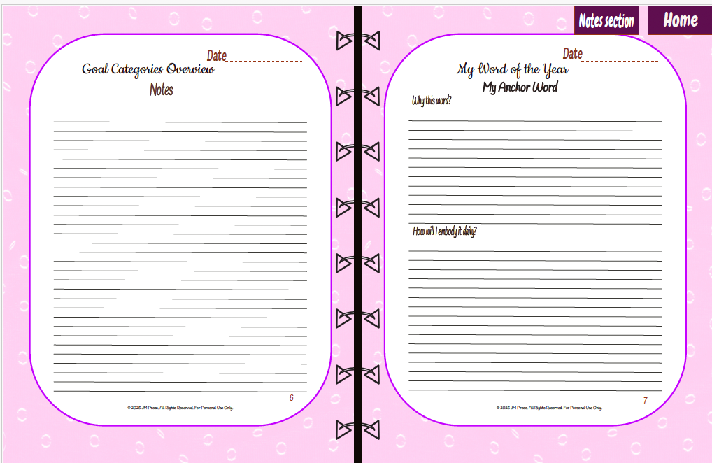 Vision Board Kit – Manifestation Flow (Planner)