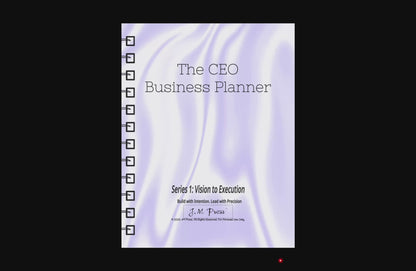 CEO Business Planner – Vision to Execution | JM Press CEO Tools Edition
