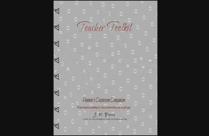 Teacher’s Toolkit – Academic Planner