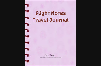 Flight Notes Travel Journal – JM Press Notebooks Edition