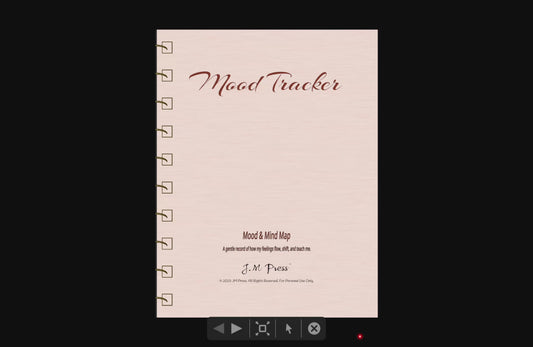 Mood Tracker – Mood & Mind Map (Wellness Edition Journal)