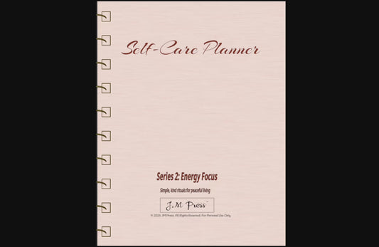 Self-Care Planner – Energy Focus | Burnout Recovery, Energy Awareness & Gentle Self-Care Tracker