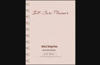 Self-Care Planner – Energy Focus (Wellness Edition Planner)