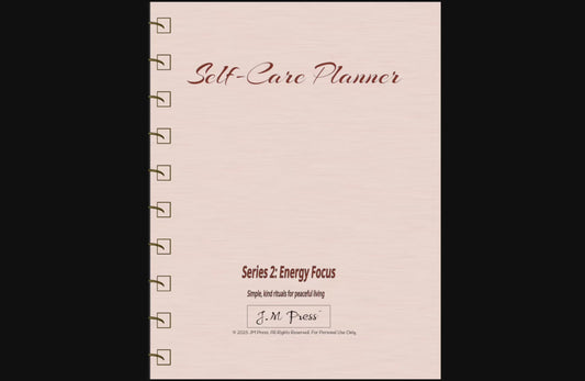 Self-Care Planner – Energy Focus (Wellness Edition Planner)
