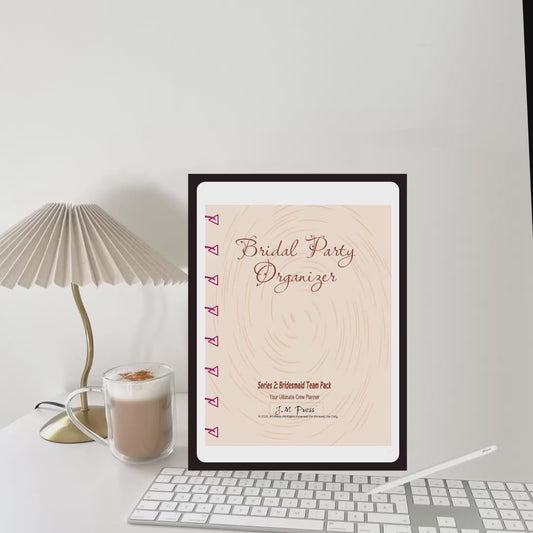 Bridesmaid Planner | Team Roles, Shared Checklists & Reflection Pages | JM Press