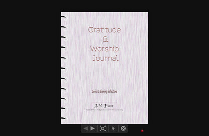 Gratitude & Worship Journal – Evening Reflections (JM Press Faith Edition)