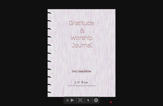 Gratitude & Worship Journal – Evening Reflections (JM Press Faith Edition)