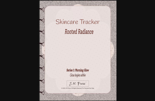 Skincare Tracker – Morning Glow Routine & Skin Habit Planner (JM Press Beauty Edition)