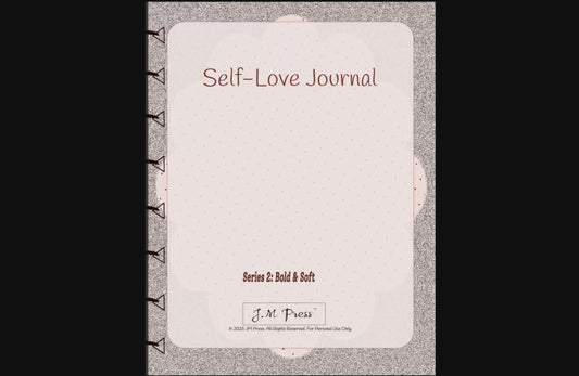 Self-Love Journal – Bold & Soft Confidence Builder (JM Press Beauty Edition)