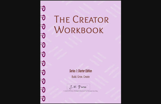Creator Workbook Starter System – 12 Month Creator Planning Workbook for Content Creators, Digital Entrepreneurs & Online Brands (JM Press Workbook Edition)