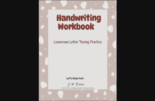 Lowercase Letter Tracing with Arrows