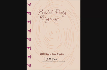 Bridesmaid Planner | Team Roles, Shared Checklists & Reflection Pages | JM Press