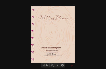 Minimalist Wedding Planner | 12-Month & 52 Weekly Planning Pages | JM Press