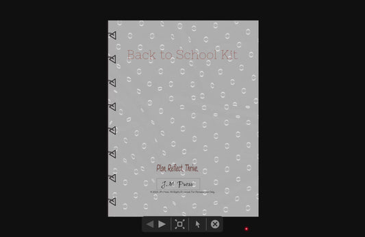 Back to School Kit – Student Academic Planner & Reflection Journal (Special Edition)