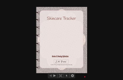 Skincare Tracker – Evening Hydration (JM Press Beauty Edition)
