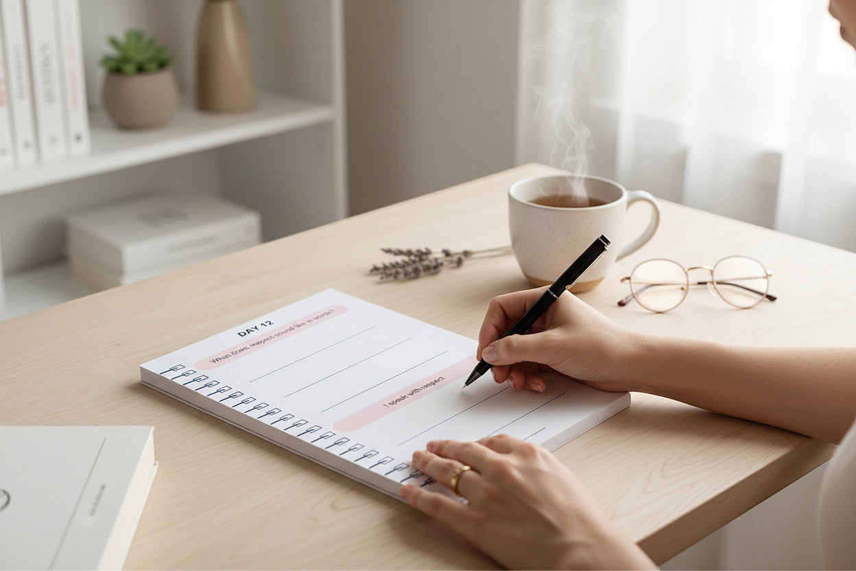 The J.M. Press Healing & Grief Reflection Pocket Diary Duo features a 90-day guided journaling set with prompts for emotional recovery and self-dialogue.